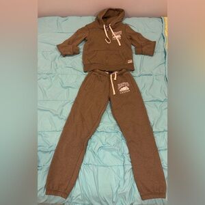 Roots Women’s Tracksuit in Stone Green